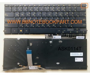 Asus Keyboard คีย์บอร์ด Zenbook UX490  UX490UA   ภาษาไทย อังกฤษ